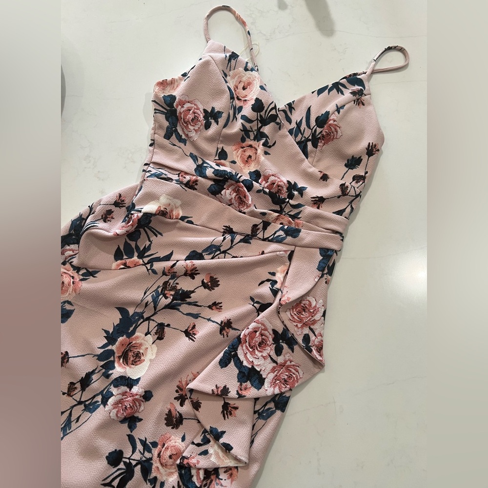 Cute pink floral dress